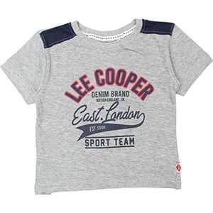 Lee Cooper T-shirt voor jongens, Grijs, 8 Jaren