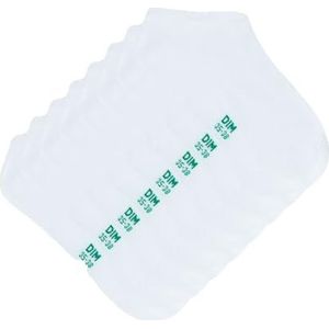 Dim Damessokken (4 stuks), Wit, 35-38 EU