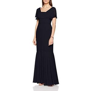 Gina Bacconi Sylvia Chiffon Maxi Feestjurk voor dames, Blauw, 38 NL