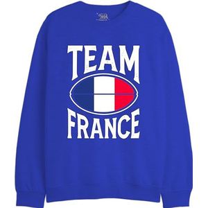 Republic Of California Team France UXREPCZSW041 Sweatshirt voor heren, koningsblauw, maat L, Koninklijk, L/Tall