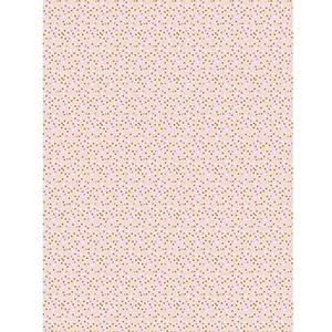 Décopatch papier nr. 782 Pack van 20 vellen (395 x 298 mm, ideaal voor uw papiermachés) roze goud, stippen