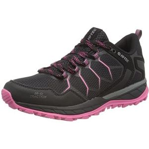 Hi-Tec O010426-022-HI-TEC Ultra Terra Womens-UK5 Wandelschoen, Zwart/Fuchsia/Paars, 5 UK, Zwart Fuchsia Paars, 38 EU