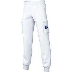Nike Jongens broek B NSW SI FLC Cargo Pant Bb, White, FZ4718-100, XS