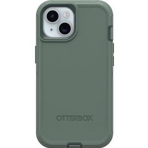 OtterBox iPhone 15, iPhone 14 en iPhone 13 Defender Series Case - FOREST RANGER (Groen), schermloos, robuust en duurzaam, met poortbescherming, inclusief holster clip kickstand