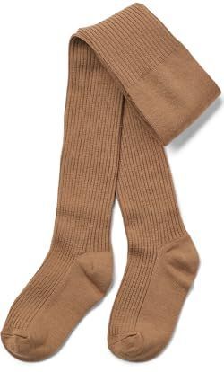 Wheat Uniseks wollen Rib Robin panty voor kinderen, 5073 Caramel, 50-56