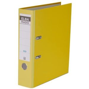 Elba Ordner A4, rado briljant, breed, veredeld papier, geel, 1 stuk