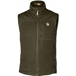 Fjällräven Heren Buck Fleece Vest M Onderhemd, Groen (Dark Olive 633), L