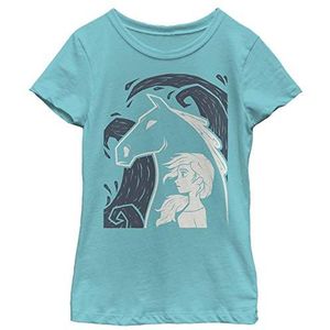 Disney Girls' T-shirt, Tahiti Blue, XS, Tahiti Blue, XS