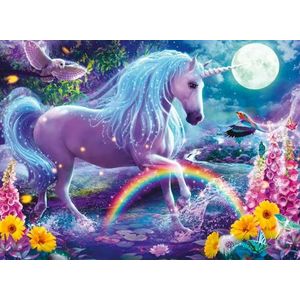 Puzzel Ravensburger 100 stukjes - Thema eenhoorns (collectie Pailletes)