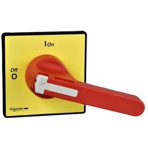 Schneider KCF3PZ draaigreep aan de voorzijde KCF voor V5, V6, lange rode greep