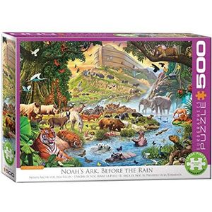 Eurographics puzzel Noah`s Ark Before the Rain - 500 XXL puzzel voor senioren met grote stukken