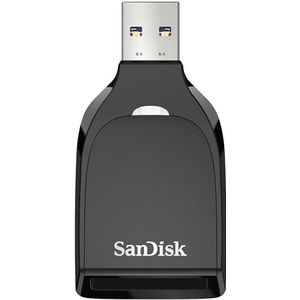 SanDisk QuickFlow SD UHS-I kaart USB-A lezer/-schrijver, leessnelheden tot 250 MB/s, Schrijfsnelheid tot 150MB/s, USB 3.2 Gen 1