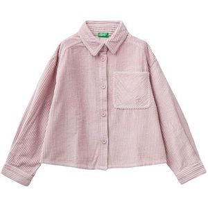 United Colors of Benetton Shirt voor meisjes en meisjes, Keepsake Lilac 24d, 150