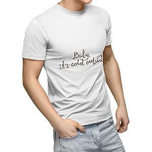 Bonamaison TRTSNW100107-XL T-shirt wit, XL