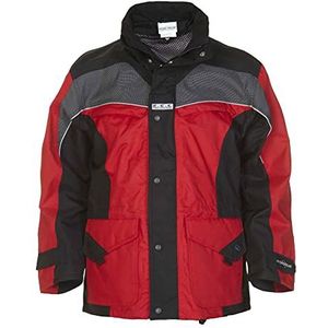 Toptex Parka sep, zwart/rood