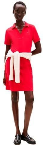 Tommy Hilfiger - Polojurk - Rood - Slim Fit