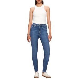 LTB Jeans Dames Jonna 100 - Skinny High Rise Basic-5-Pocket Medium Wash Blauw van katoenmix - maat W25L30, blauw, 25W / 30L