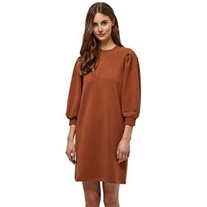 Minus Dames Mika 3/4 mouw Sweat Jurk 3, Desert Sand, XXL