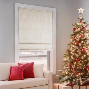 Madison Park - Galen - Draadloze Romeinse Tinten - Ivoor - Privacy Panel Verduistering