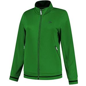 Dunlop Dames Club Dames Gebreide Jas Tennis Shirt, Groen, L, groen, L