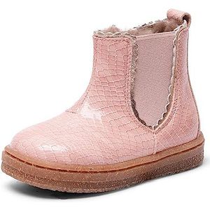 Bisgaard Siggi Lamb First Walker Shoe voor meisjes, Croco Roze, 26 EU