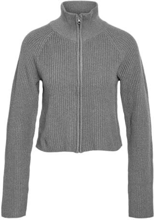 Noisy May - Dara - Cardigan - Cropped Fit - Hoge Hals - Lange Mouwen