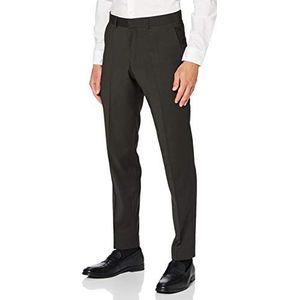 s.Oliver BLACK LABEL Heren zakelijke broek, Antraciet Grey., 94
