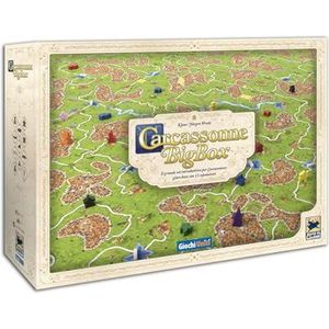 Giochi Uniti - Carcassonne Big Box 2022, Carcassonne, bordspel, 2-6 spelers, 7+ jaar, Italiaanse editie, GU729 [nieuwe versie]
