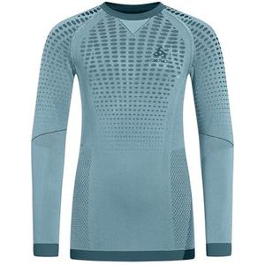 Odlo Uniseks thermo-ondergoed voor kinderen, performance warm, sportondergoed voor meisjes en jongens, lange mouwen, thermoshirt