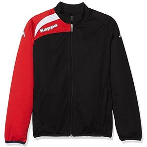Kappa Talucci Jkt Jacket, Unisex Kinderen, Zwart (Zwart/Rood), 8Y