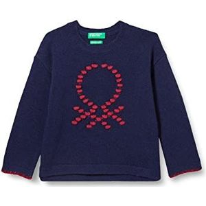 United Colors of Benetton Jersey G/C M/L 1132H101Y pullover, donkerblauw 252, YS meisje