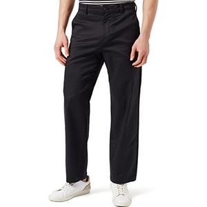 SELECTED HOMME Heren Chino 220 Loose Fit Flex, zwart, 32W / 34L