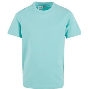 Build Your Brand T-shirts voor jongens 100% katoen beryllblauw 134 140, Berylblue, 134-140