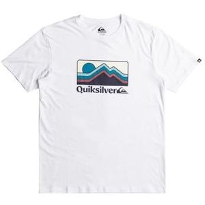 Quiksilver T-shirt met korte mouwen QS Gradient Mountains YTH Jeugd Wit 16