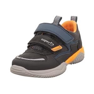 Superfit Storm Sneakers voor heren, Grijs Oranje 2020, 37 EU Breed