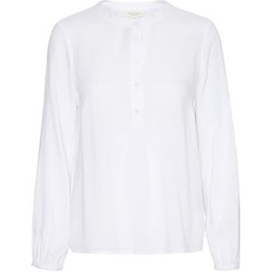 Part Two AnviPW Damesblouse, regular fit, lange mouwen, Helder Wit, 36