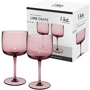 Villeroy & Boch – Like Grape wijnbeker set 2dlg., gekleurd glas druif, inhoud 270ml