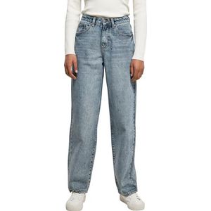 Urban Classics - High Waist 90's Denim Wijde broek - Taille, 27 inch - Blauw