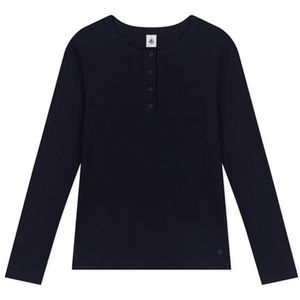 Petit Bateau Dames T-shirt met lange mouwen Smoking XS, Roken., XS