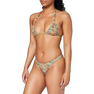 Pistol Panties Kate Bikiniset voor dames, Veelkleurig (Petals Traingle 029), D