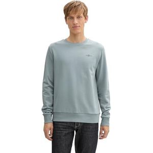 TOM TAILOR Sweatshirt voor heren, 27475 - Grijs Mint, XL