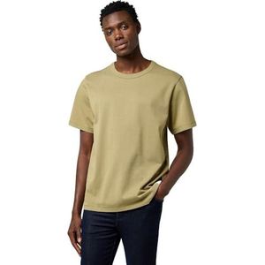 Wrangler Heren Ss Solid Tee T-shirt, aloë, M