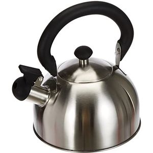 IBILI Klassieke fluitende koffieketel, 1,5 liter, roestvrij staal, geschikt voor inductie