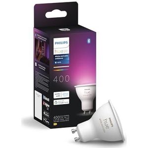 Philips Hue starterkit - wit en gekleurd licht - 3 lampen - 1 smart button - GU10