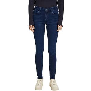 ESPRIT Damesjeans, 901/Blue Dark Wash., 25W x 32L