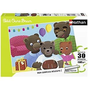 Nathan Puzzel 30 delen kleine beer bruin kinderen 400556863808