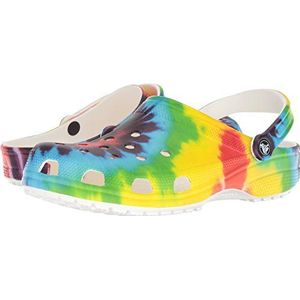 Crocs Klassieke Zonne-Regenboog Klompen, Meerkleurig, 15 Women/13 Men