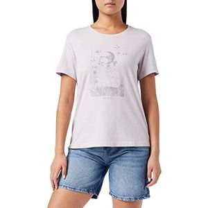 MUSTANG Dames Alina C Print T-shirt, Misty Lila 8124, XXL