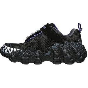 Skechers Boy's 400112l Bklm Sneakers, Zwart houtskool synthetisch textiel houtskool, 37 EU