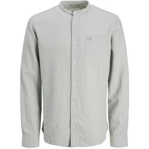 Jprccmaze Summer Band L/S Shirt, Aqua Gray, XS